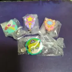 カードキャプターさくら　カプセルヘアクリップ　小狼＆星・封印・夢の鍵　ガチャ