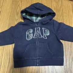 babyGap ベビー パーカー 70cm ネイビー チェック
