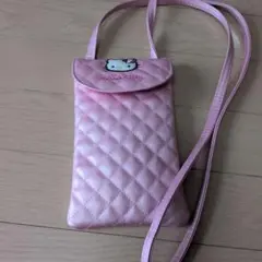 Hello Kitty キルティングポーチ ピンク