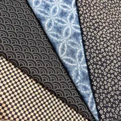 No.3887 和柄☆ハギレセット☆綿生地