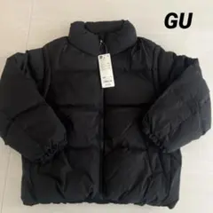 GU KIDS ヒートパデッド 2WAY ブルゾン　黒　130