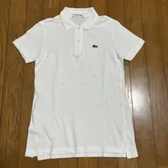 日本製★ラコステ LACOSTE ホワイト ポロシャツ 36