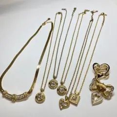 美品✨ニナリッチ ネックレス イヤリング ハート NR ロゴ リボン 8点 