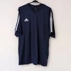 アディダス　サッカーシャツ　プラクティスシャツ　ネービー　O