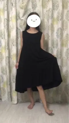 ブラックドレス ノースリーブ