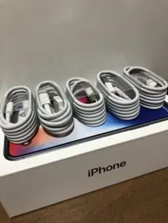 iPhone ライトニングケーブル 充電ケーブル　1m 5本セット　純正品質