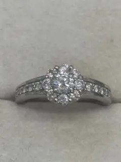 Pt900 ルビー0.43ct ダイヤ0.10ct リング 12号 上品 - メルカリ