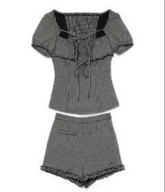 パンツ ANDMARY Dorothy gingham check パンツのみ】andmary Dorothy gingham check - メルカリ