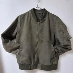 スエードブルゾン