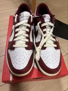 Nike Women's Dunk Low Team Red and White