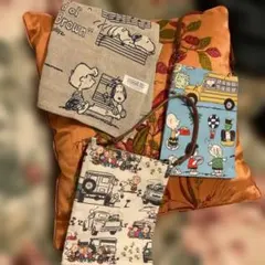 スヌーピー キャラクター ポーチ ２点とハンカチの3点セット