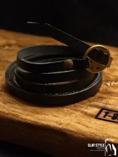 新品 20%off 本革ブレスレット ボヘミアンスタイル ヴィンテージ ブラック