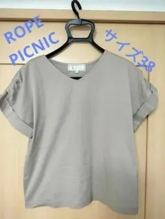 ROPEPICNIC ロペピクニック 半袖カットソー サイズ38 ベージュ色