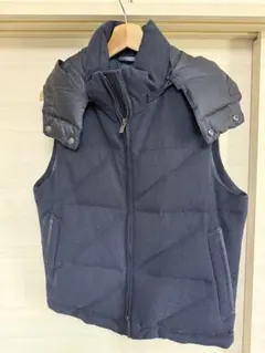 LANVIN en Bleu ネイビー ダウンベスト