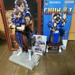 ストリートファイター　春麗 フィギュアセット　一番くじ　マックスファクトリー