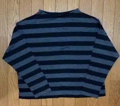 00s OLD UNIQLO 太ボーダーロンＴY2K archive ノームコア