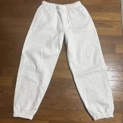 GU ホワイトスウェットパンツ L