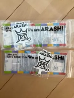 新品 嵐 WeareARASHI Tシャツポーチフォンタブクリップマグネット