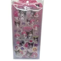 ドロップジュエリーシール　マイメロ　クロミ