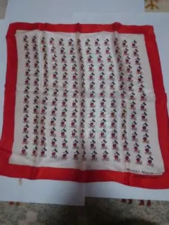 ミッキーマウス 100%アセテート スカーフ