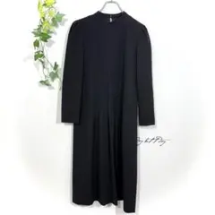 LAPINEラピーヌ ロングワンピース フォーマル 冠婚葬祭 ブラック 黒 7号