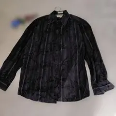 Eighty Eight ストライプ柄 長袖シャツ Lサイズ