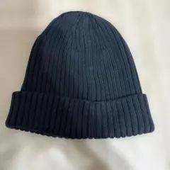UNIQLO コットン リブニットビーニー ブラック