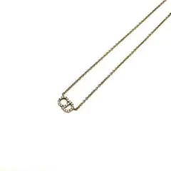 Christian Dior ディオール CDロゴ ネックレス ゴールド