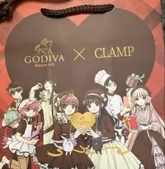 【未使用】ゴディバｘCLAMP コレクション ギフトバッグS ショッパー⑤