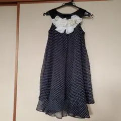 Catherine Cottage 水玉ノースリーブワンピース 140