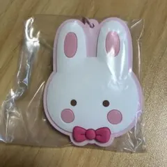 サンリオ　シークレットラバーミラーキーホルダー　チアリーチャム　うさぎ
