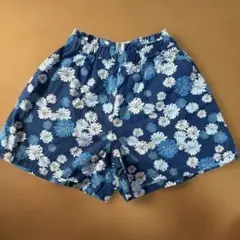 UNIQLO PAUL&JOE ネイビー 花柄 半ズボン 130cm