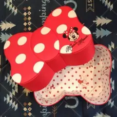 Disney Minnie Mouse リボン型 収納ボックス ケース - メルカリ