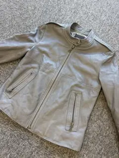 Theory セオリー 羊革 レザージャケット 革ジャングレー Sサイズ