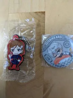 くら寿司　ブルーロック缶バッジ　凪誠士郎、ラバーマスコット　釘崎野薔薇　呪術廻戦