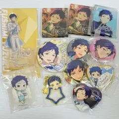 【まとめ売り】あんスタ 伏見 弓弦 応援缶バッジ 新衣装 アクスタ等 12点