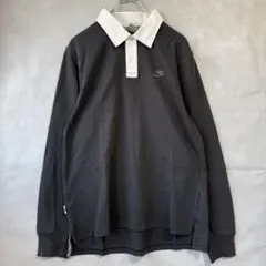 希少❗️ NIKE ラガーシャツ　イングランド NIKE ナイキ イングランド代表 良フェード ラガーシャツ 刺繍ロゴ L