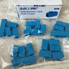Cat6 キーストーン ジャック LANケーブル 中継 コネクタ RJ45