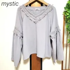 mystic ミスティック フリンジ トップス シアー シースルー