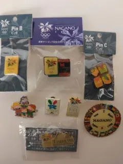 新品　1998年長野オリンピック　ピンバッチ　違う8種類