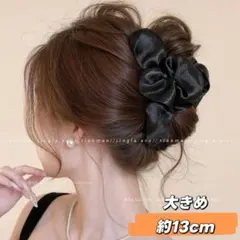 バンスクリップ ヘアクリップ ヘアアクセサリー レディース リボン 大人可愛い