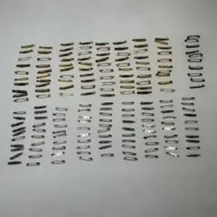 アクセサリーのブローチピン　三種