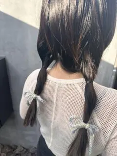 【ハンドメイド】　ヘアアクセサリー　2本セット