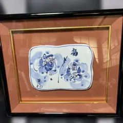 UJ15日本美術 白地彩画双鳥文皿 銘々皿5客 共箱 - メルカリ