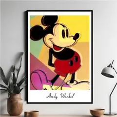10.アンディ・ウォーホル ミッキーマウス リトグラフ ポップアート ポスター