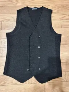 【美品】ブリックハウス　ニットジレ　ダブル