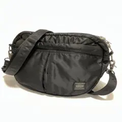 【匿名配送】PORTER ポーター タンカー ハーフムーン ショルダーバッグ 黒