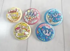 ナルミヤキャラクターズ 刺繍缶バッジ 5個セット エンジェルブルー デイジー