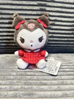 サンリオ クロミ ぬいぐるみ チェック柄 赤