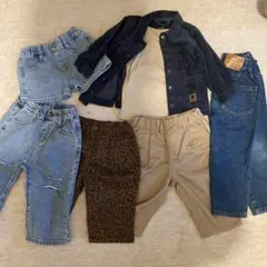 6点まとめ　カジュアルジャケットボトムスセット